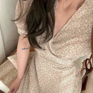 Floral chiffon dress