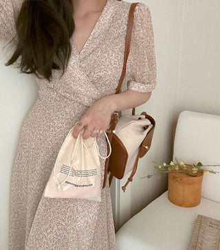 Floral chiffon dress