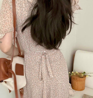 Floral chiffon dress