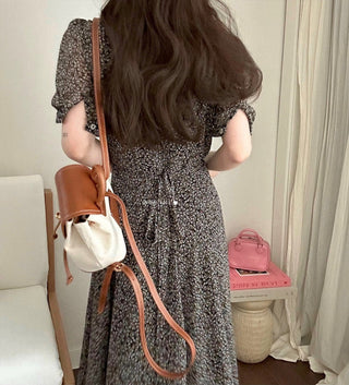 Floral chiffon dress