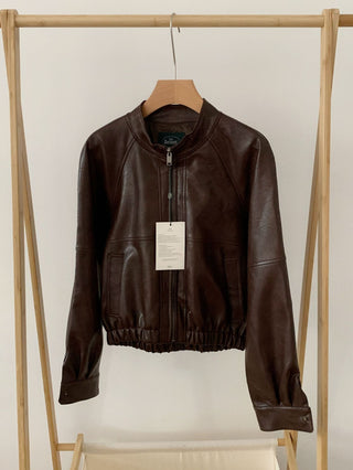 Maillard leather coat