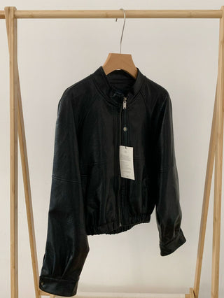 Maillard leather coat