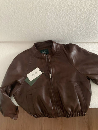 Maillard leather coat