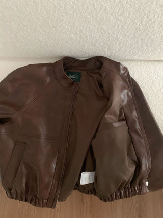 Maillard leather coat