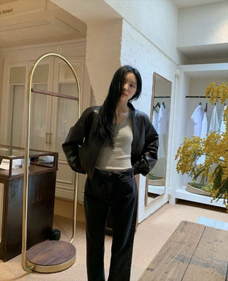 Maillard leather coat