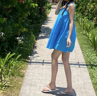 Backless midi dress