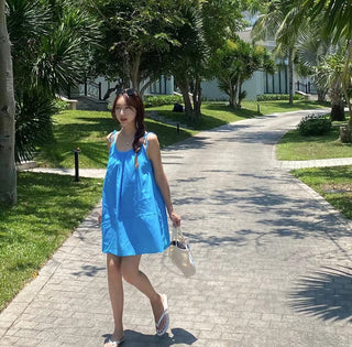 Backless midi dress