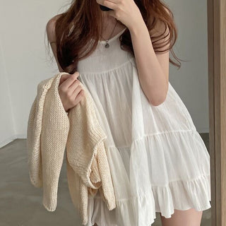 Spaghetti-strap loose dress