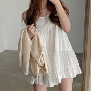 Spaghetti-strap loose dress