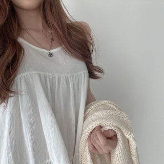 Spaghetti-strap loose dress