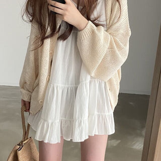 Spaghetti-strap loose dress