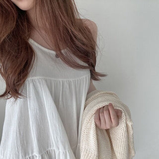 Spaghetti-strap loose dress