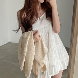 Spaghetti-strap loose dress