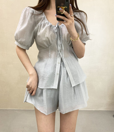 Puff sleeve set