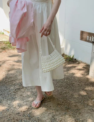 Strapless A-line dress