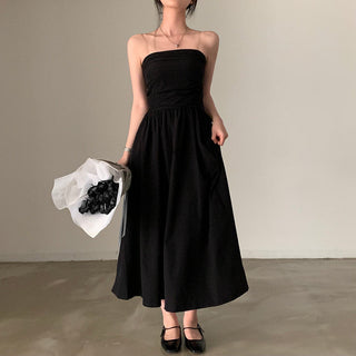 Strapless A-line dress