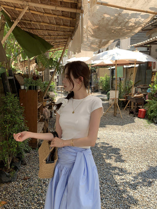 Lace umbrella skirt