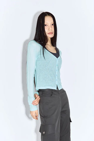 Burning V-neck Cardigan