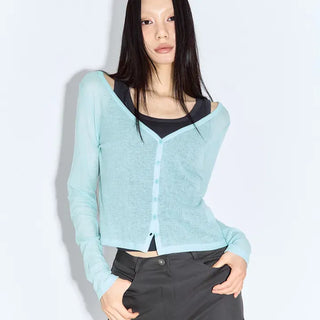 Burning V-neck Cardigan