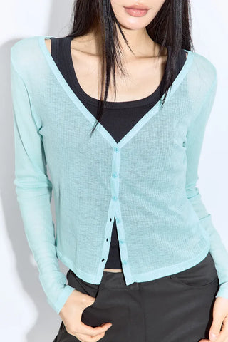 Burning V-neck Cardigan