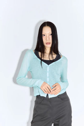 Burning V-neck Cardigan