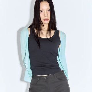 Loner Round Sleeveless Cap