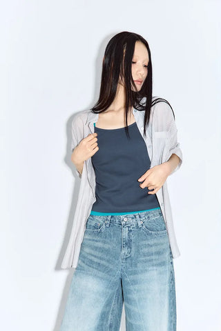 Unique Straight Sleeveless