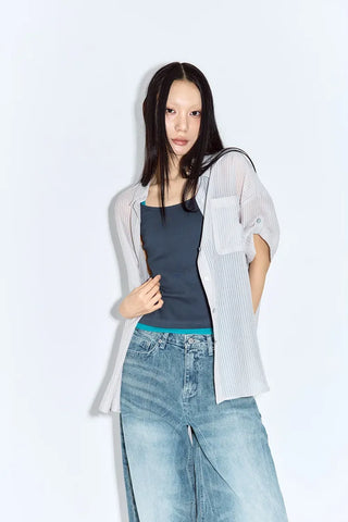 Unique Straight Sleeveless
