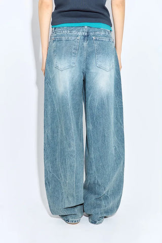 Lighto Washing Balloon Jeans