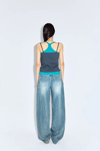 Lighto Washing Balloon Jeans