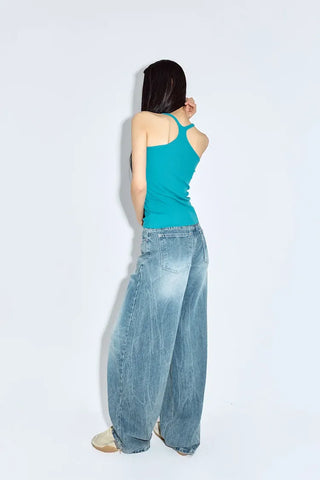Lighto Washing Balloon Jeans
