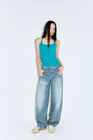 Lighto Washing Balloon Jeans
