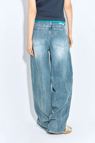 Lighto Washing Balloon Jeans
