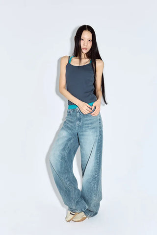 Lighto Washing Balloon Jeans