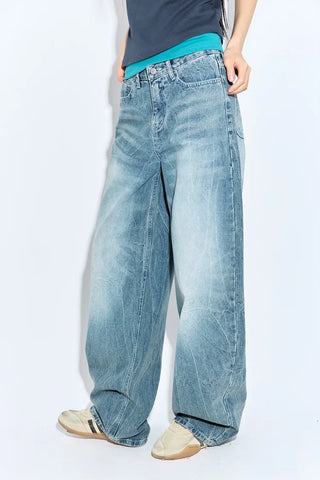 Lighto Washing Balloon Jeans