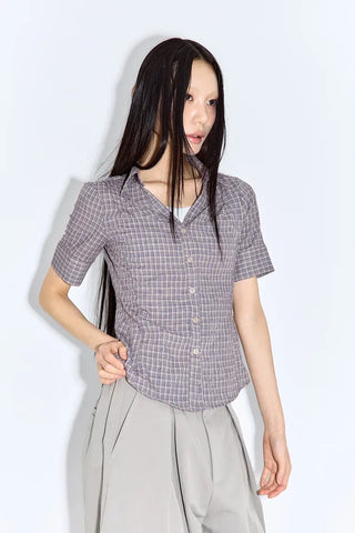 Tones Check Short Sleeve Shirt