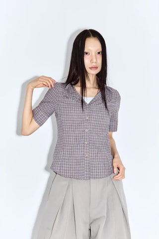 Tones Check Short Sleeve Shirt