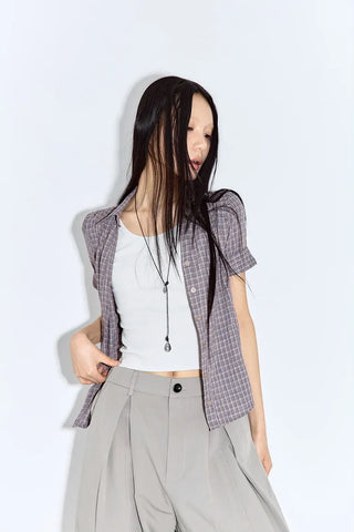Tones Check Short Sleeve Shirt