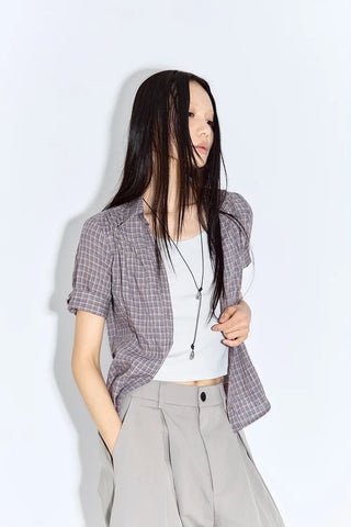 Tones Check Short Sleeve Shirt