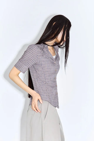 Tones Check Short Sleeve Shirt
