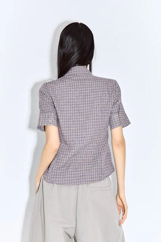 Tones Check Short Sleeve Shirt