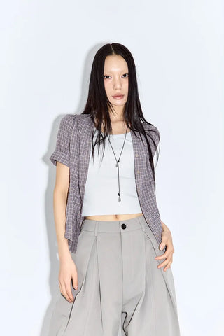 Tones Check Short Sleeve Shirt