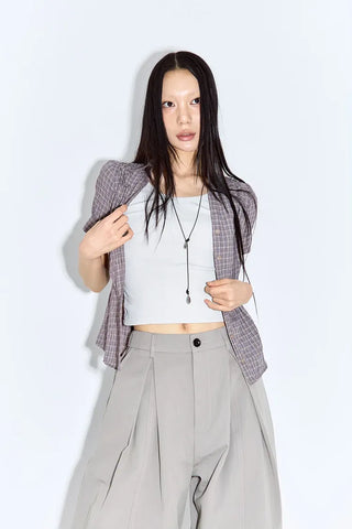 Tones Check Short Sleeve Shirt