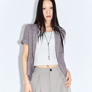Tones Check Short Sleeve Shirt