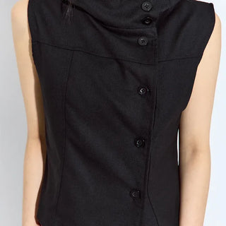 Bark high-neck vest