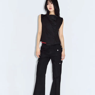 Wit Cargo Flare Pants