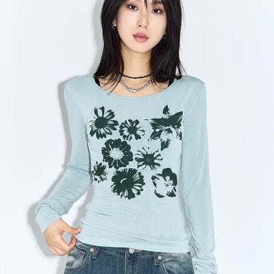 Purin Flower Long Sleeve