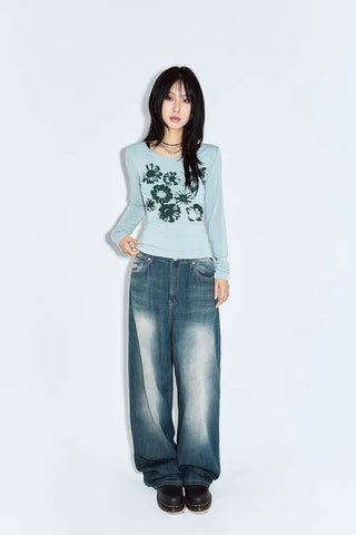 Purin Flower Long Sleeve