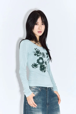 Purin Flower Long Sleeve