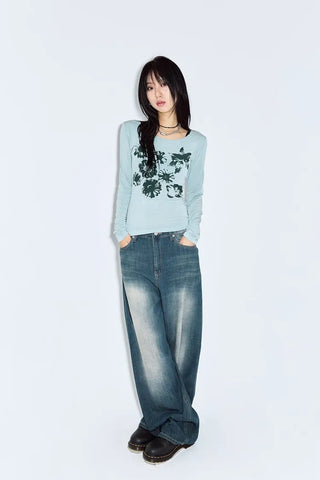 Purin Flower Long Sleeve